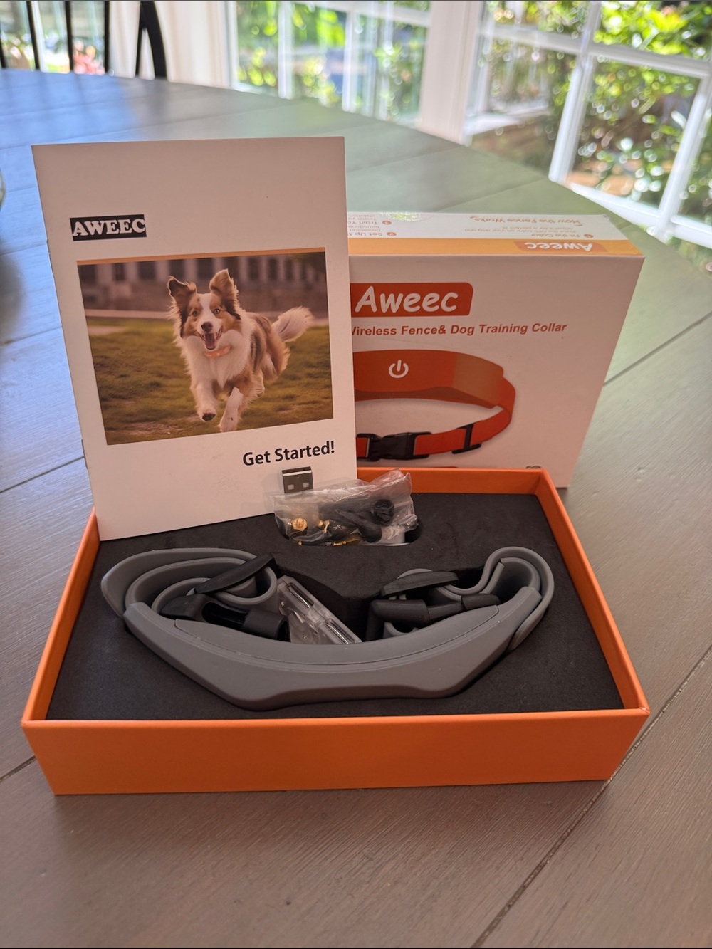 Gray 2-in-1 Smart GPS Wireless Fence & Dog Training Collar